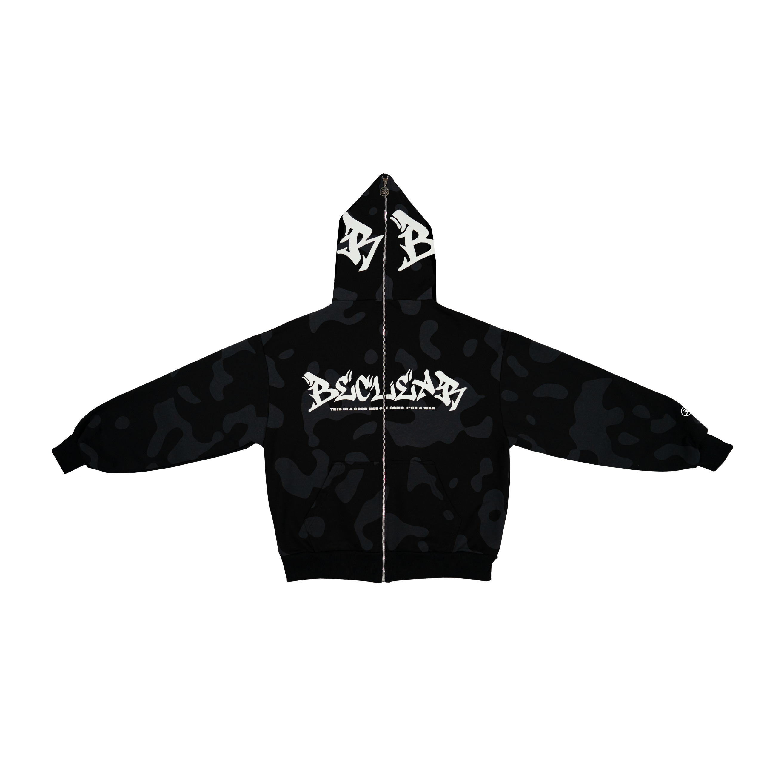 CZARNA BLUZA BEZ TLA